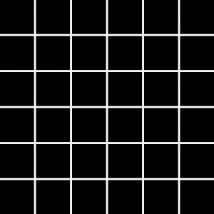 Плитка Paradyz Albir мозаика 30х30 (ячейка 4.8х4.8) nero фото