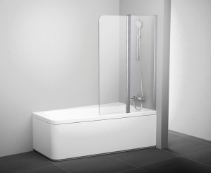 Шторка для ванны Ravak 10CVS2-100  R white+Transparent 7QRA0103Z1