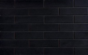 Фасадная плитка Cerrad Nero 24.5x6.5 гладкая