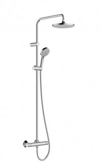 Душевая система Hansgrohe Vernis Blend Showerpipe 200 1jet EcoSmart для ванны с термостатом хром 26089000