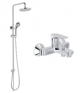 Imprese SET20220122 смеситель для ванны с душевой системой (f03208201SR+T-15084)