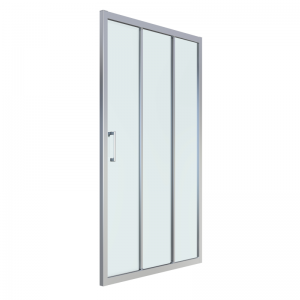 Душевая дверь Eger Lexo 599-809/1 трехсекционная раздвижная прозрачная 90 см
