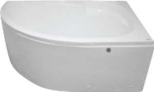 Ванна акриловая асимметричная KO&PO 4038 (L/R) (1500х1000х550 мм)