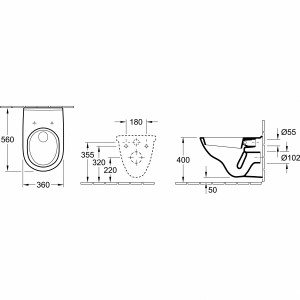 унитаз Villeroy&Boch O.Novo 5660H101