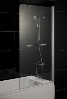 Шторка для ванной Eger 599-02, 80х150 см хром (Л-П)