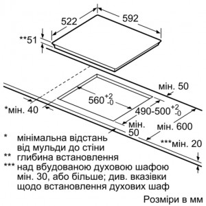 Варочная поверхность индукционная Bosch PVS 651FB1E схема