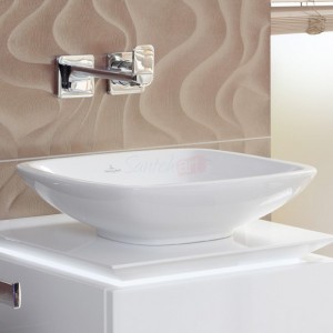 Умывальник Villeroy&Boch LOOP & FRIENDS 380*380 мм, для установки на столешницу, с переливом 51490001