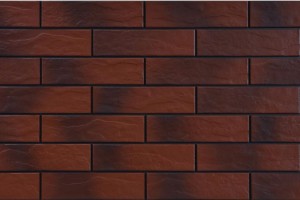 Фасадная плитка Cerrad Burgund 24.5x6.5 структурная тень