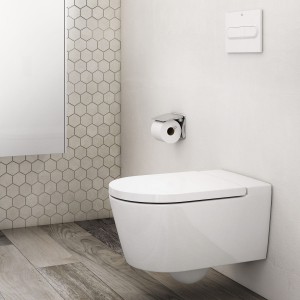 Инсталляция Grohe Rapid SL 3в1 с хром клавишей + подвесной унитаз Roca 
Inspira  Round Rimless подвесной, сиденье дюропласт медленнопадающее 
(A346527000+A80152200B)