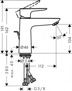 Набор скрытого монтажа Hansgrohe Talis E (71745111) фото