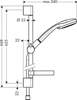 Набор скрытого монтажа Hansgrohe Talis E (71745111) фото