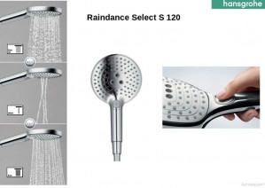 Душевая система скрытого монтажа Hansgrohe Raindance Select S / ShowerSelect 27297000