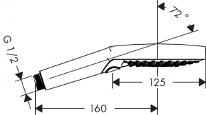 Ручной душ Hansgrohe Raindance Select S 120 26530400