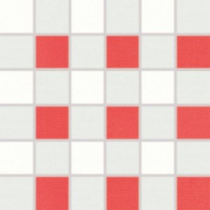 Мозаика Rako Tendence 30x30 White-Red WDM06153 фото