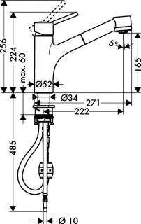 Смеситель Hansgrohe Talis S 32841000