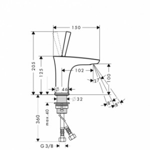 Смесители Hansgrohe PuraVida 15075000