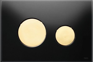 Клавиша TECEloop черное стекло/золото глянец 9240658