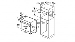 Духовой шкаф Bosch HBA 534ES0 схема