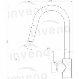 Смеситель для кухни Invena Elia BZ-89-W01-C схема