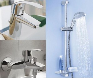Набор смесителей 3 в 1 GROHE Eurosmart New 123238S фото
