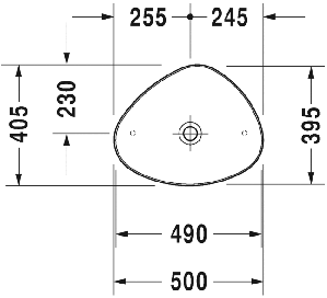 Раковина DURAVIT Cape Cod 50 (2339500000)