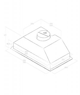 Вытяжка Elica Era GR/A/72 схема