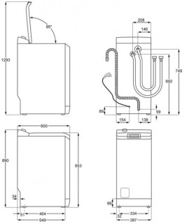 Стиральная машина Zanussi ZWQ 61225 CI схема