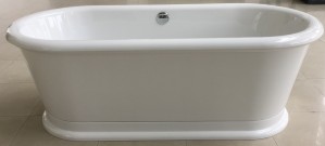 Ванна акриловая отдельностоящая Volle 12-22-807,  180*85*63,5 см с сифоном