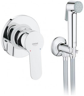 Набор смеситель скрытого монтажа с гигиеническим душем Grohe Bau Edge (28343001)