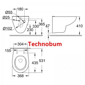 Комплект инсталляция Grohe Rapid SL 38772001 с подвесным унитазом Grohe Bau Ceramic (39427CB0)