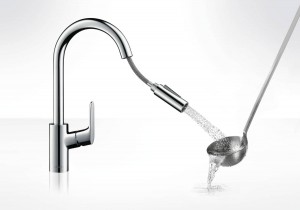 Смеситель для кухни Hansgrohe Focus 31815000 с выдвижным изливом
