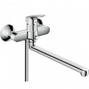 Смеситель для ванны с длинным изливом Hansgrohe Logis 71402000