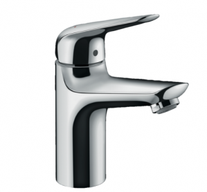 Смеситель для раковины Hansgrohe Novus 100, 71030000 с донным клапаном