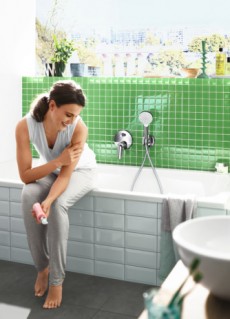 Смеситель для ванны скрытого монтажа с переключением Hansgrohe Novus 71045000