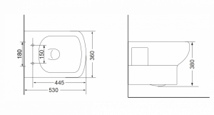 подвесной унитаз Devit Comfort  (A3020123) soft close