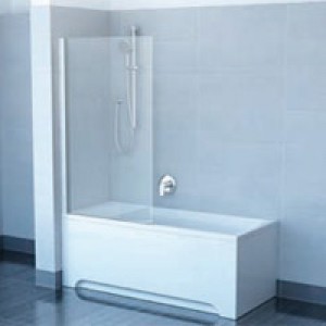 Шторка для ванны Ravak PVS 1-80 WHITE Transparent 79840100Z1