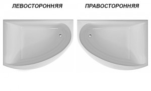 Ванна KOLO Mirra 170х110 с ножками арт. XWA3370000 правая