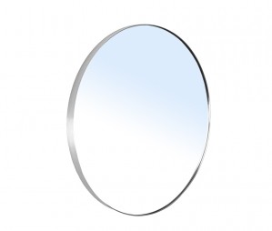Зеркало Volle круглое 60*60см на шлифованной нержавеющей раме, с контурной белой подсветкой 16-06-999