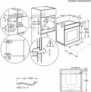 Духовой шкаф Electrolux EOB 8S31X схема
