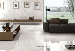 Керамогранит Kerlite Exedra 100x100 CALACATTA GLOSSY EK8KXX0A интерьер