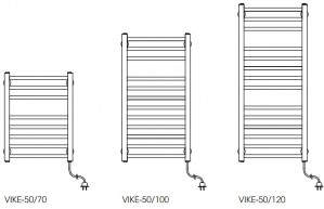 Электрический полотенцесушитель Instal Projekt VIKING Electro VIKE-50/100С01 
хром  530x1000