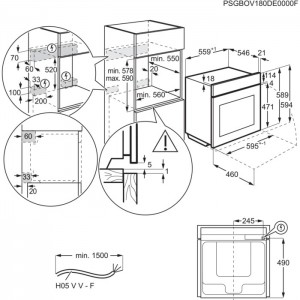Духовой шкаф Electrolux OKB8S31X схема