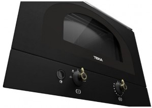 Микроволновая печь встраиваемая Teka MWR 22 BI черная ручки латунь 40586300 фото