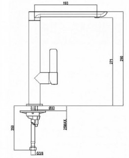 Кухонный смеситель Teka FO 915 черный 62915020NC схема