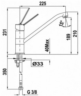 Кухонный смеситель Teka MTP 993 (MTP L) 469934510 схема