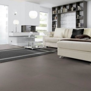 Виниловый пол Wineo 800 DB00099-1 Tile Solid Taupe 914,4 x 914,4 фото