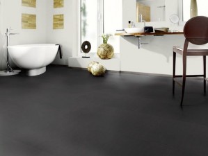 Виниловый пол Wineo 800 DB00103-2 Tile Solid Black 914,4 x 457,2 фото