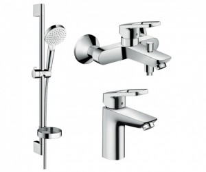 Набор смесителей для ванны Hansgrohe Logis Loop 1062019 (71151000+71244000+26553400)