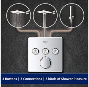 Душевая система скрытого монтажа GROHE GROHTHERM SMARTCONTROL 34706000