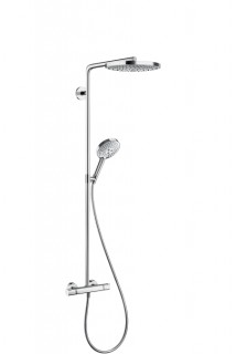 Душевая система Hansgrohe Raindance Select S 240 2jet Showerpipe с 
термостатом 27129000 фото